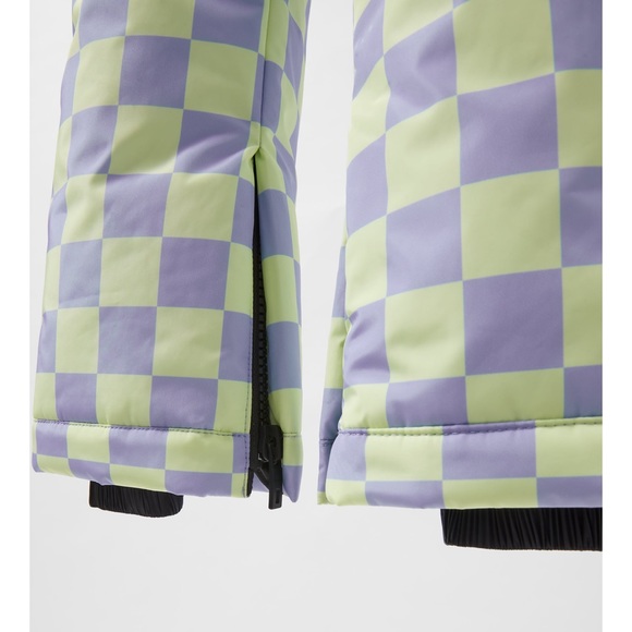 Zara  checkerboard water resistant pants with straps - Picture 5 of 8